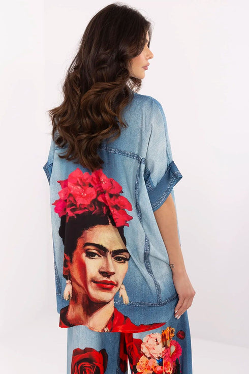 Chemise manche courte model 210032 Italy Moda